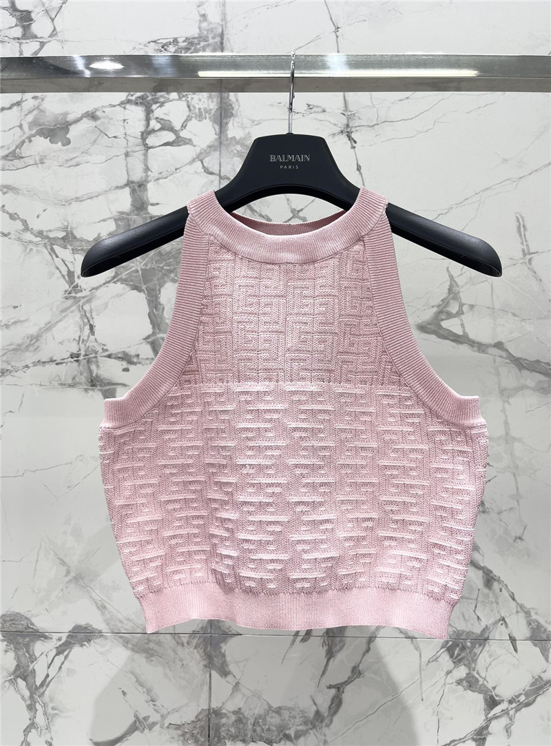 Balmain sleeveless vest cheap replica designer clothes