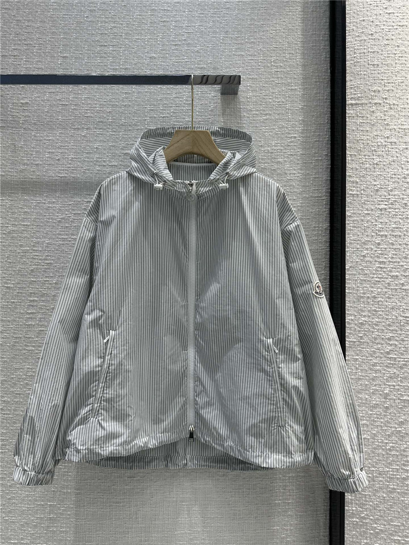Moncler striped light windbreaker replica clothes