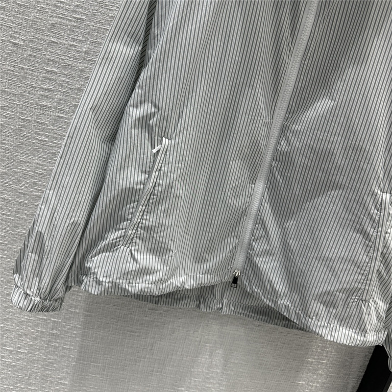 Moncler striped light windbreaker replica clothes