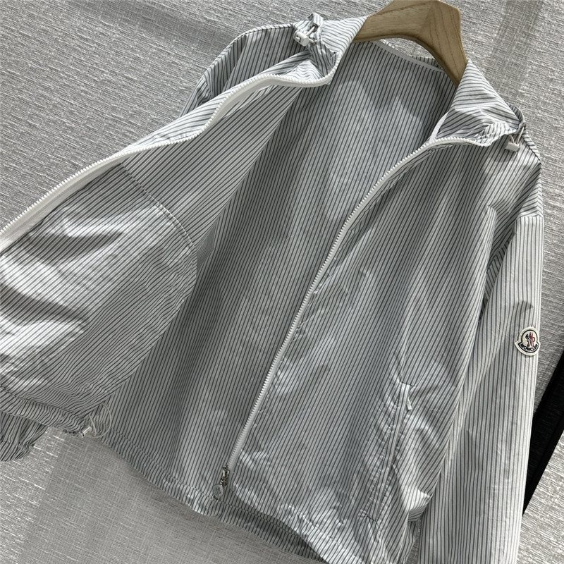 Moncler striped light windbreaker replica clothes
