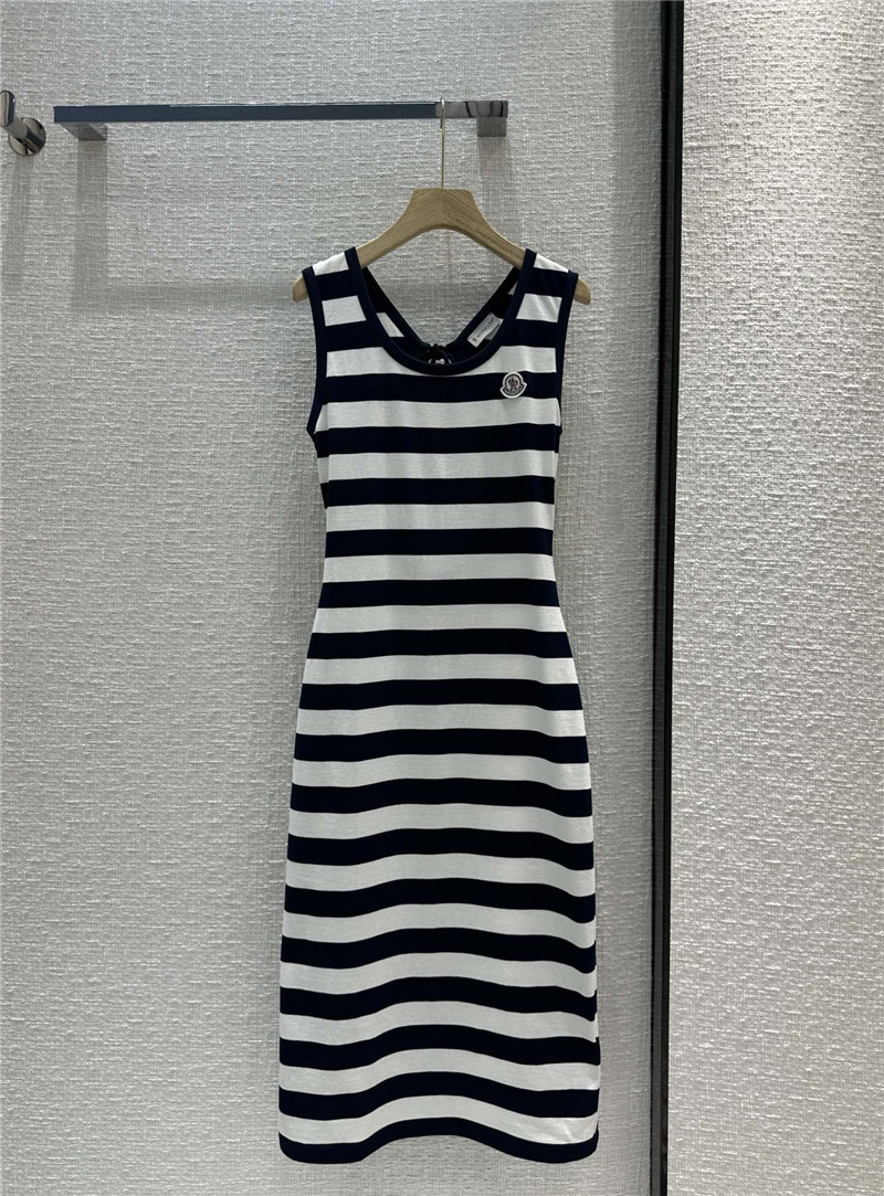 Moncler backless long dress cheap replica designer clothes