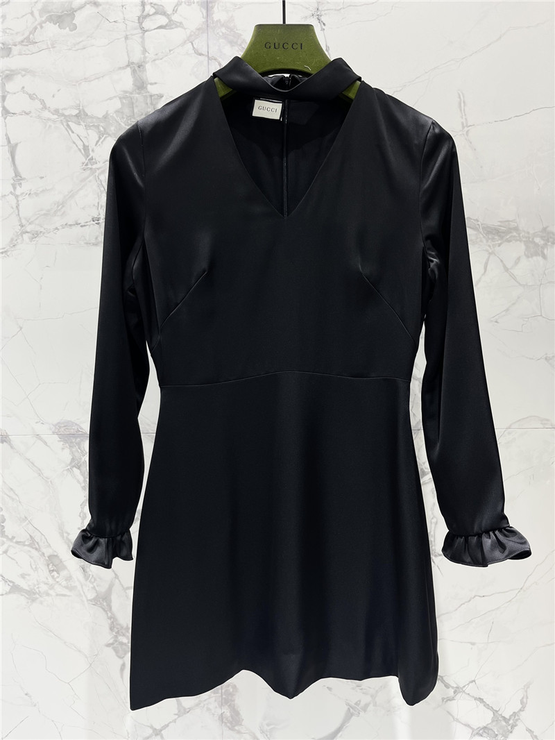 Gvc*1 butterfly satin dress replica designer clothes