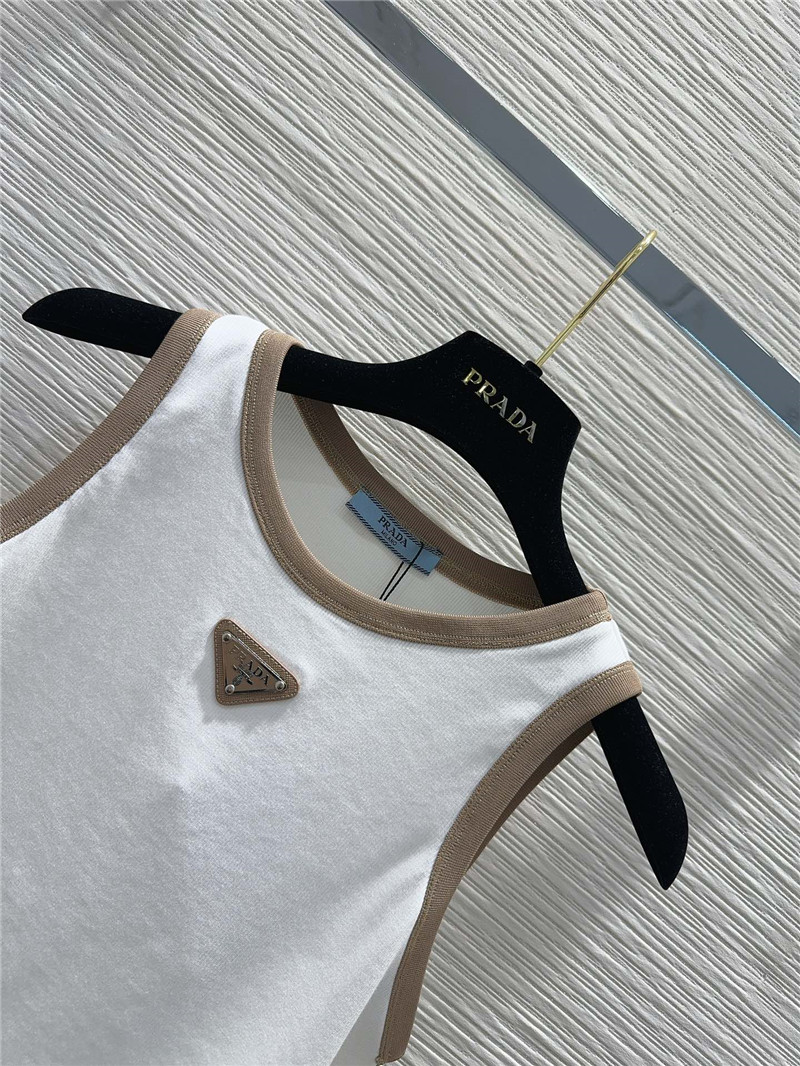 Pra*a color block collision light luxury suit replica d&g clothing
