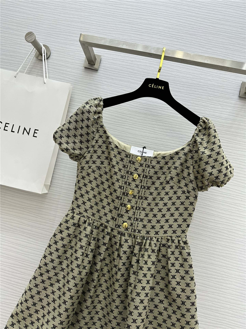 Ce1i*e jacquard dress replica d&g clothing