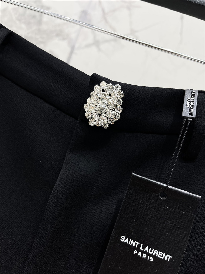y51 acetate satin D1am0nd button shorts replica d&g clothing