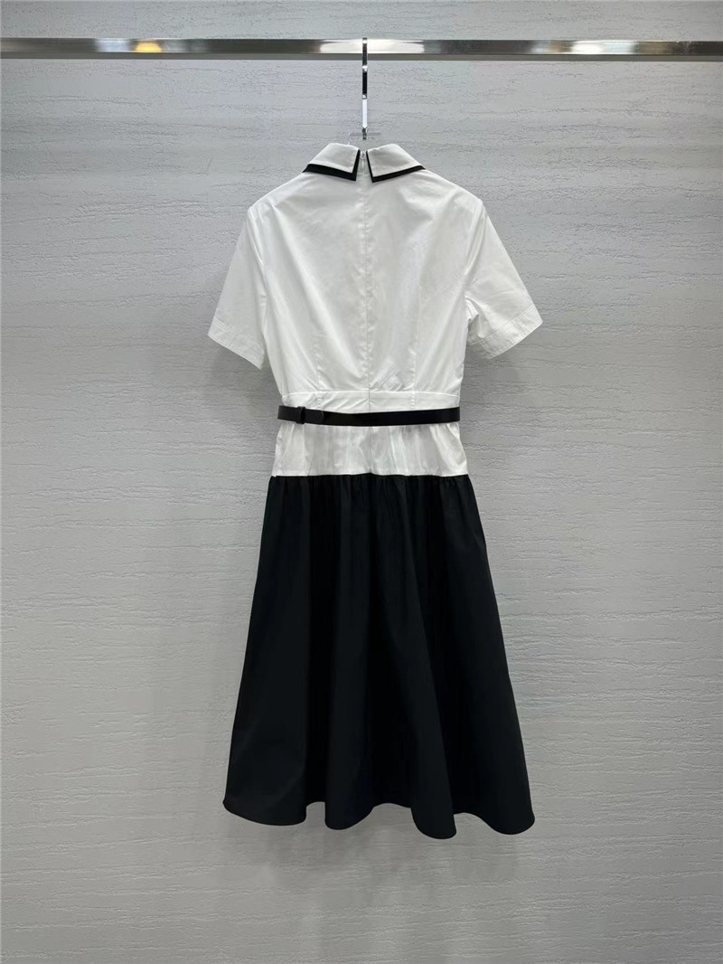 F**di white logo polo dress