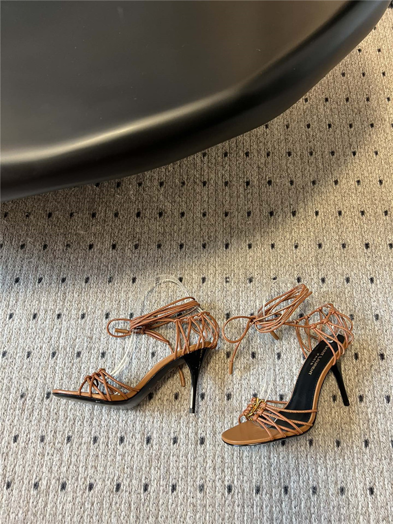 Sa1nt Lau*nt babylone 90mm leather sandals
