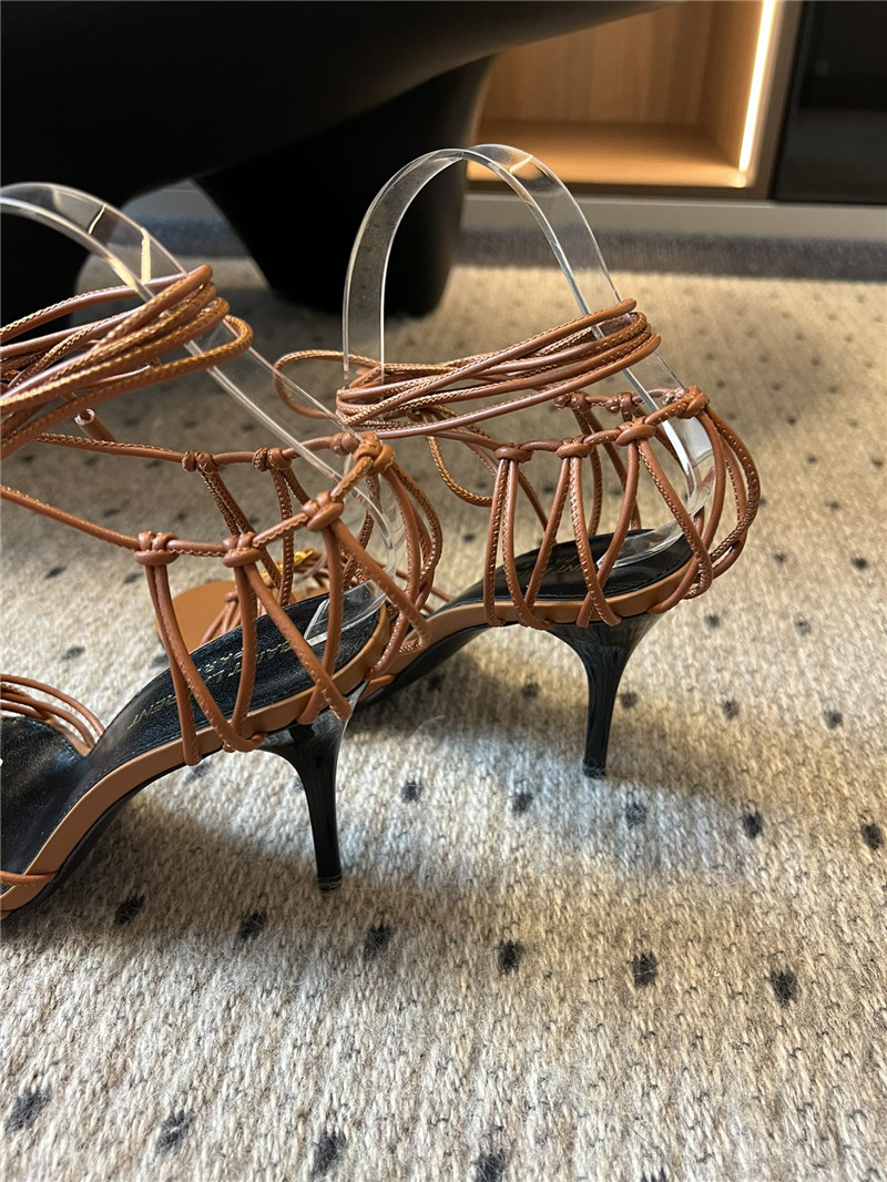 Sa1nt Lau*nt babylone 90mm leather sandals