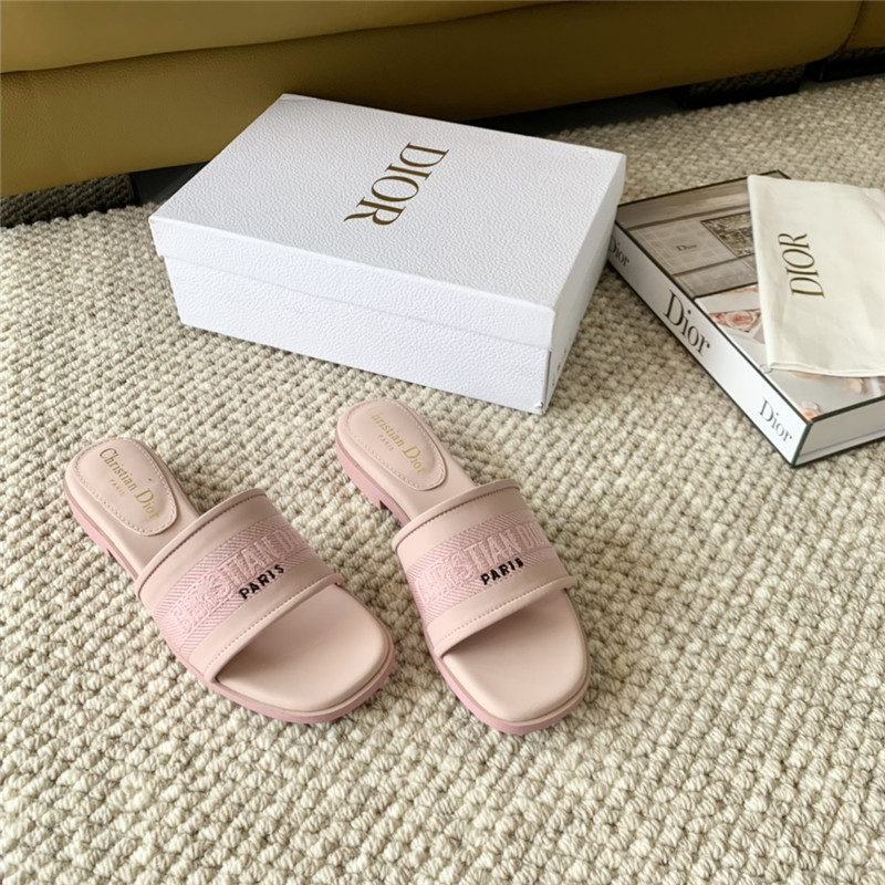 D10r nude calfskin dway slide