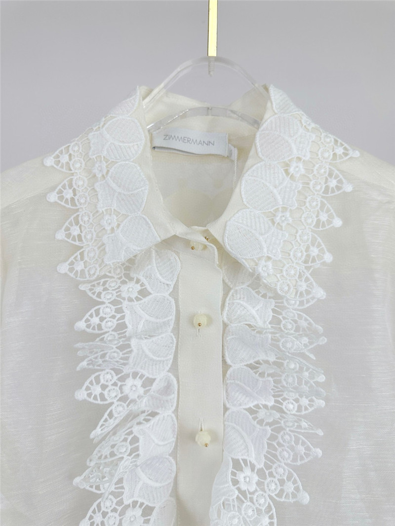 zimm lapel long sleeve women’s shirt tops replicas clothes