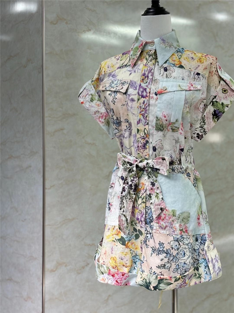 zimm belted waist jumpsuit replica d&g clothing