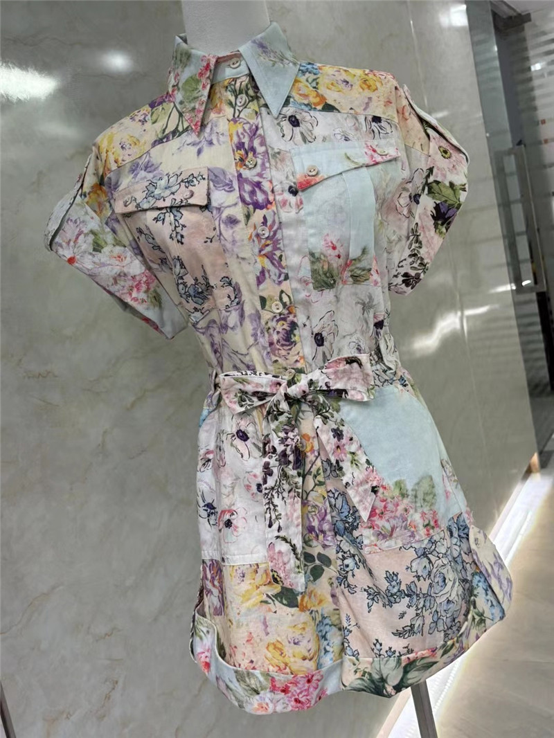 zimm belted waist jumpsuit replica d&g clothing