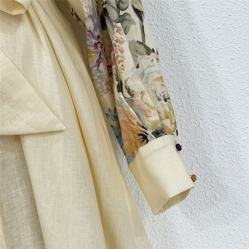 zimm printed colorful button up dress replica clothing sites
