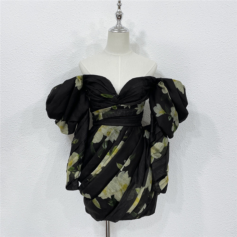 zimm one shoulder dress replica d&g clothing