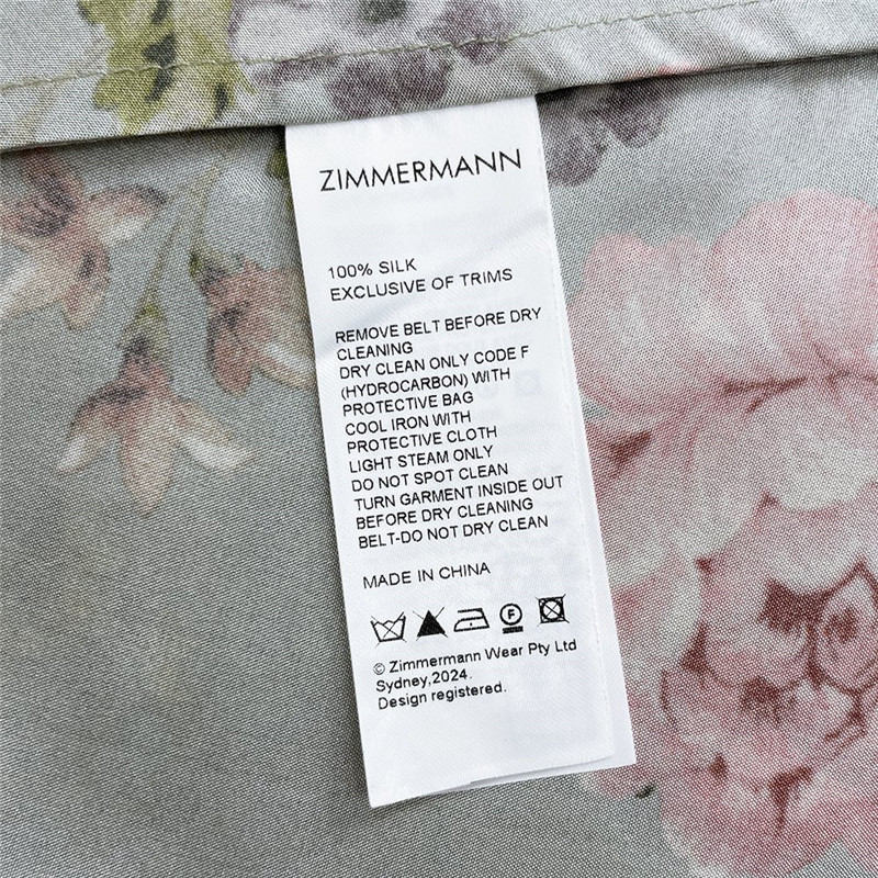 zimm silk printed dress replica clothing sites