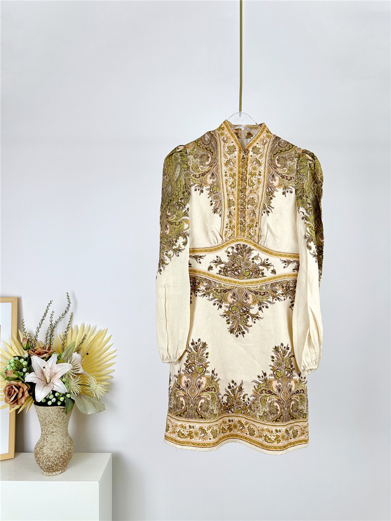 zimm lantern sleeve mini dress replica clothes