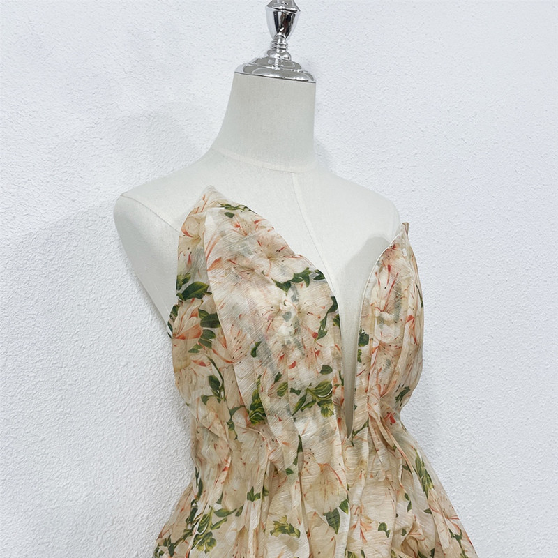 zimm silk Fried Dough Twists bra dress replica clothing
