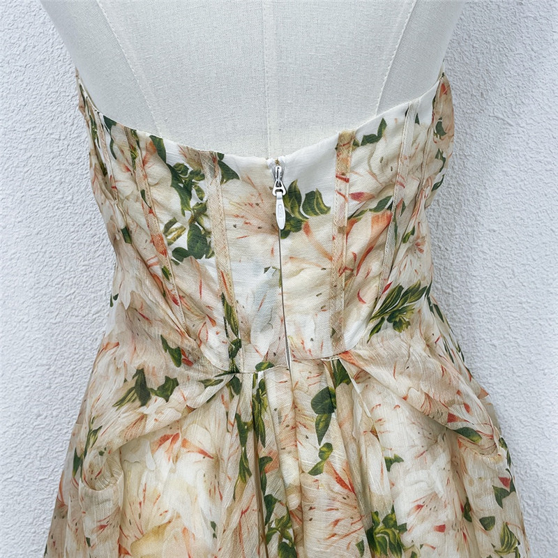 zimm silk Fried Dough Twists bra dress replica clothing