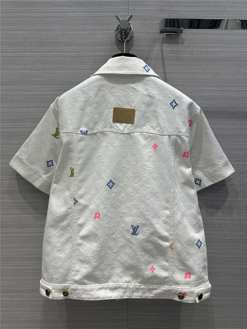 l0vis Vvtt0n lv denim short sleeve jacket replica clothes
