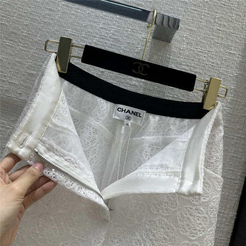 Ch**el double c webbing waist shorts replica clothes