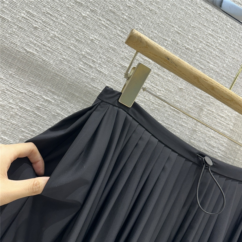 Pra*a low waisted pleated skirt cheap replica designer clothes