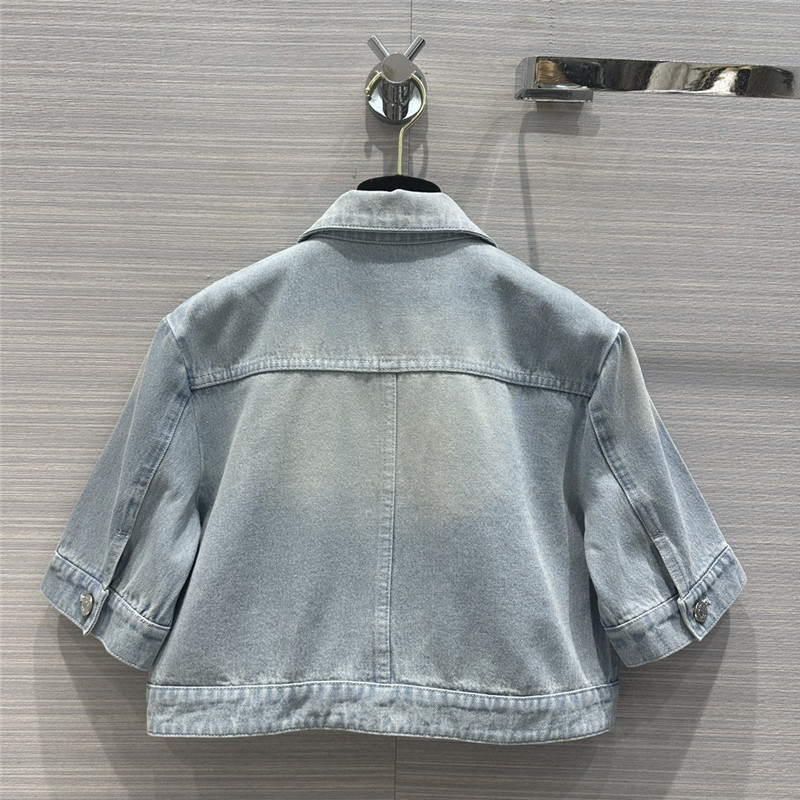Ch**el denim shorts replica d&g clothing