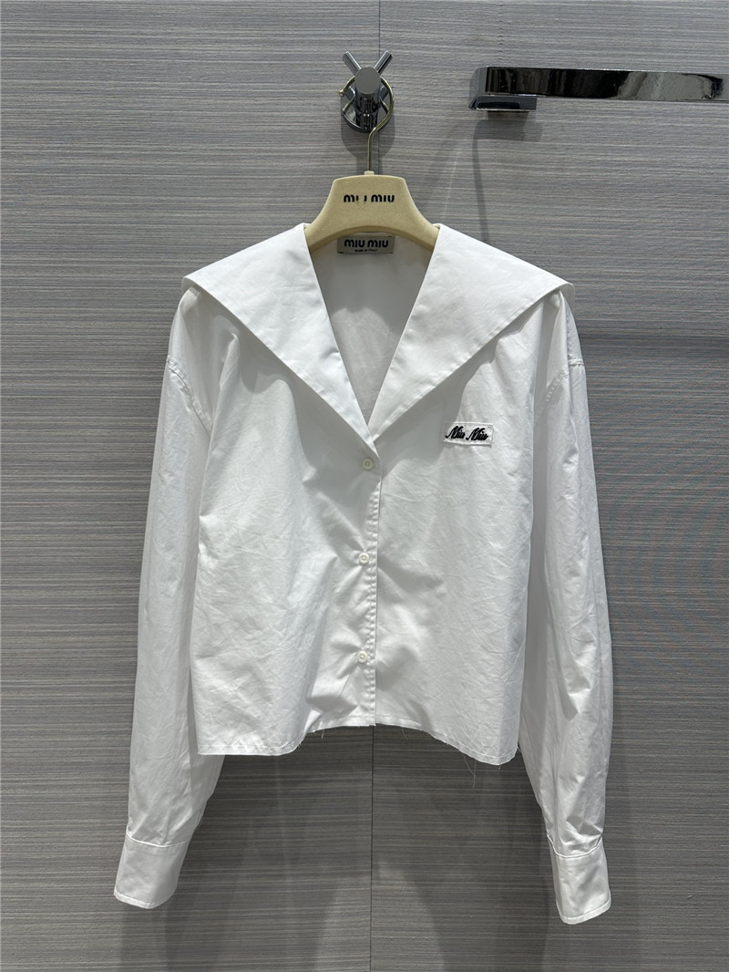 M1um1u navy collar shirt replica clothing sites