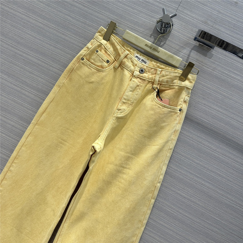 M1um1u straight jeans cheap replica designer clothes