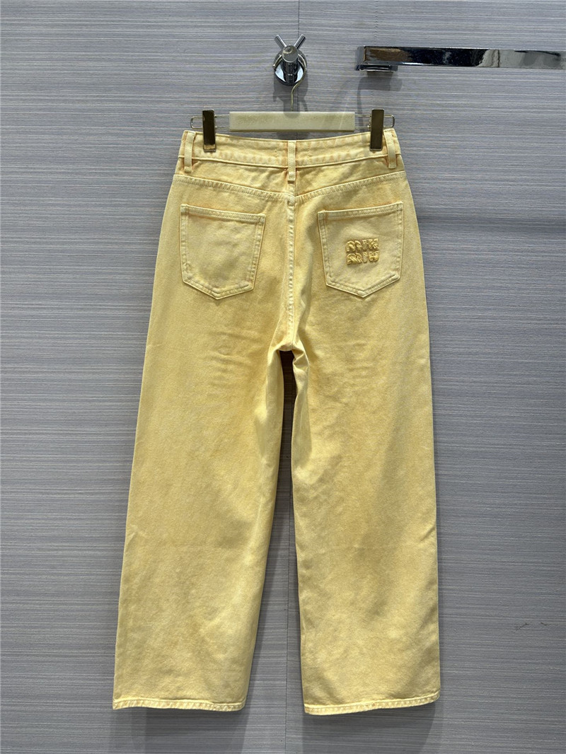 M1um1u straight jeans cheap replica designer clothes
