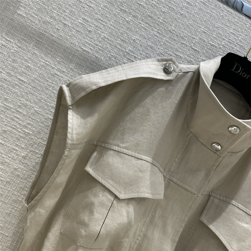D10r work style stand collar vest jacket replica clothes