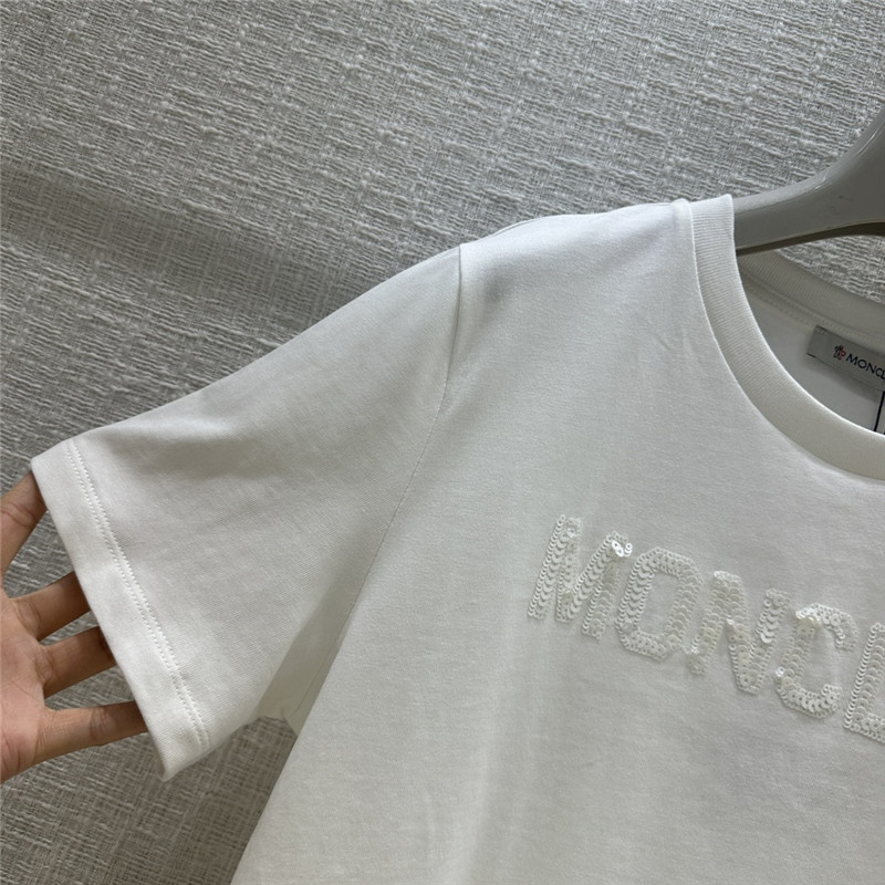 Moncler letter logo short sleeve T-shirt replica d&g clothing