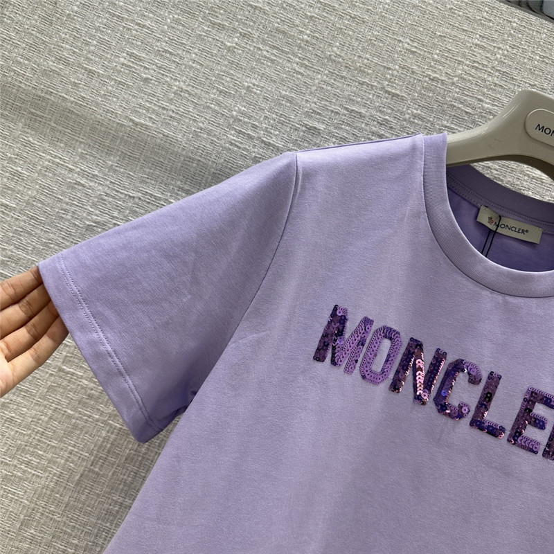 Moncler letter logo short sleeve T-shirt replica d&g clothing