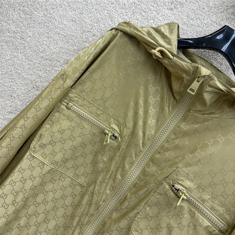 Gvc*1 hooded trench coat replica clothes