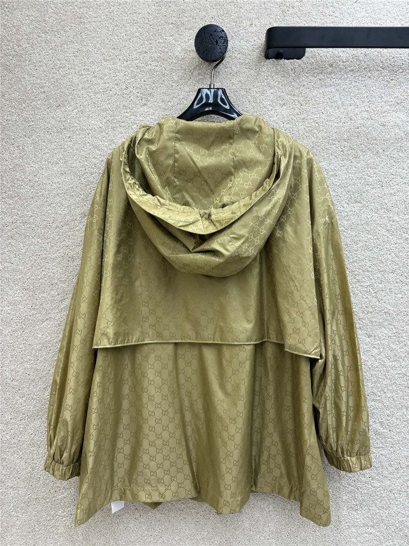 Gvc*1 hooded trench coat replica clothes