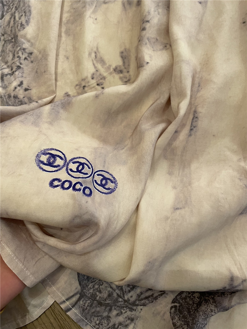 Ch**el new ink print dress replica d&g clothing