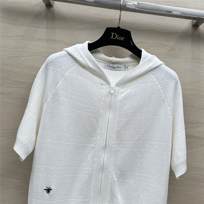 D10r rattan plaid series knitted suit replica designer clothes