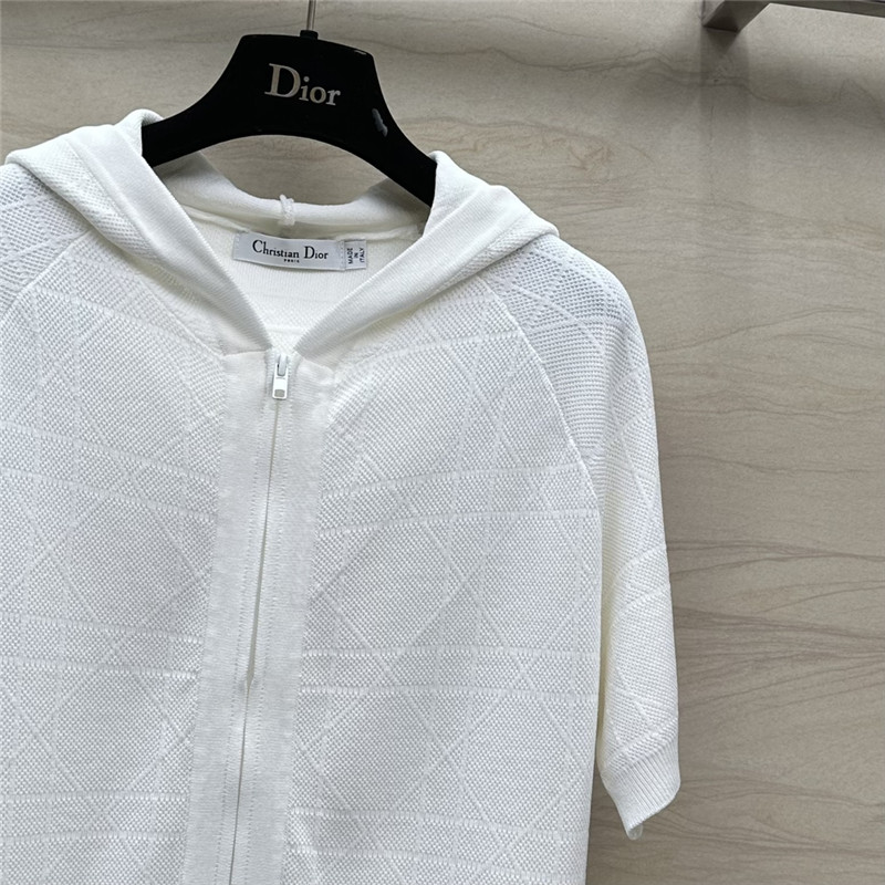 D10r rattan plaid series knitted suit replica designer clothes