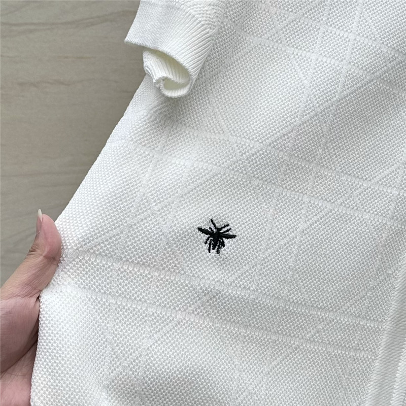 D10r rattan plaid series knitted suit replica designer clothes