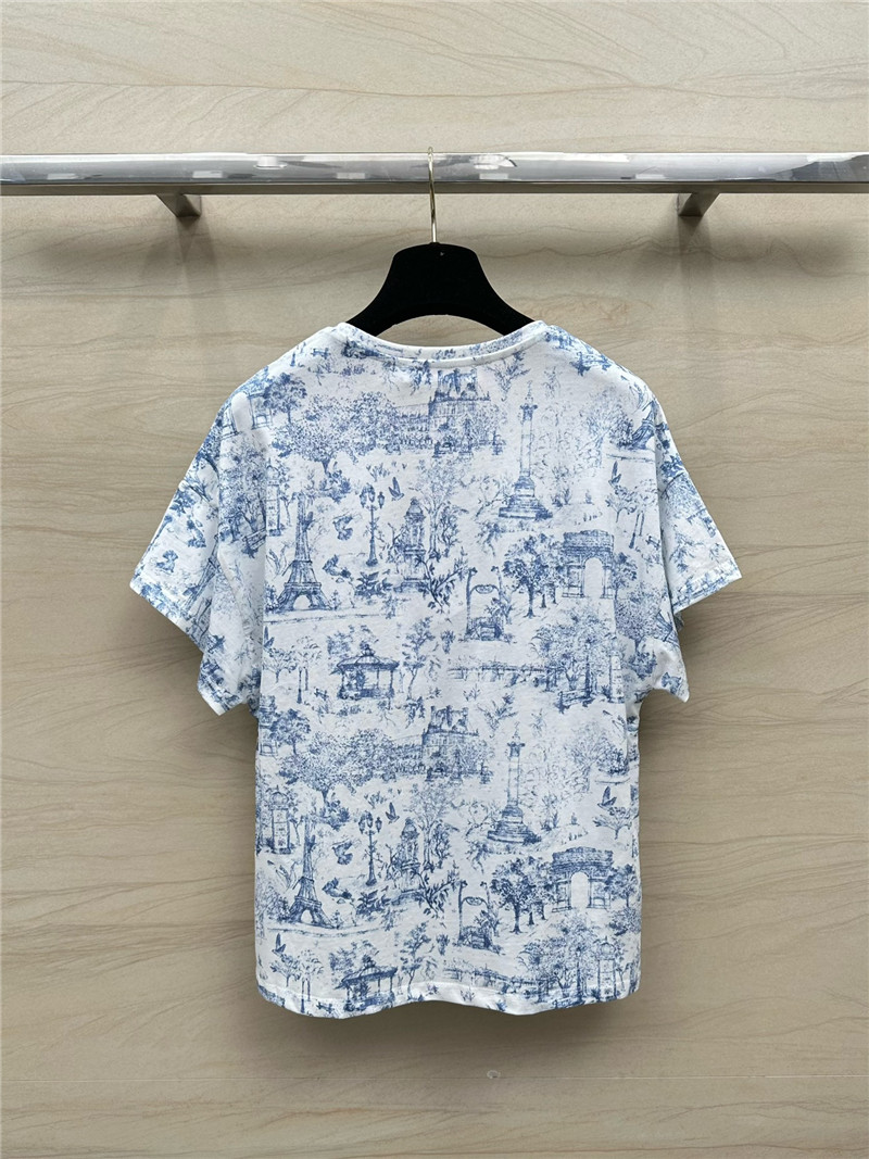 D10r parent-child series limited print t-shirt replica clothing