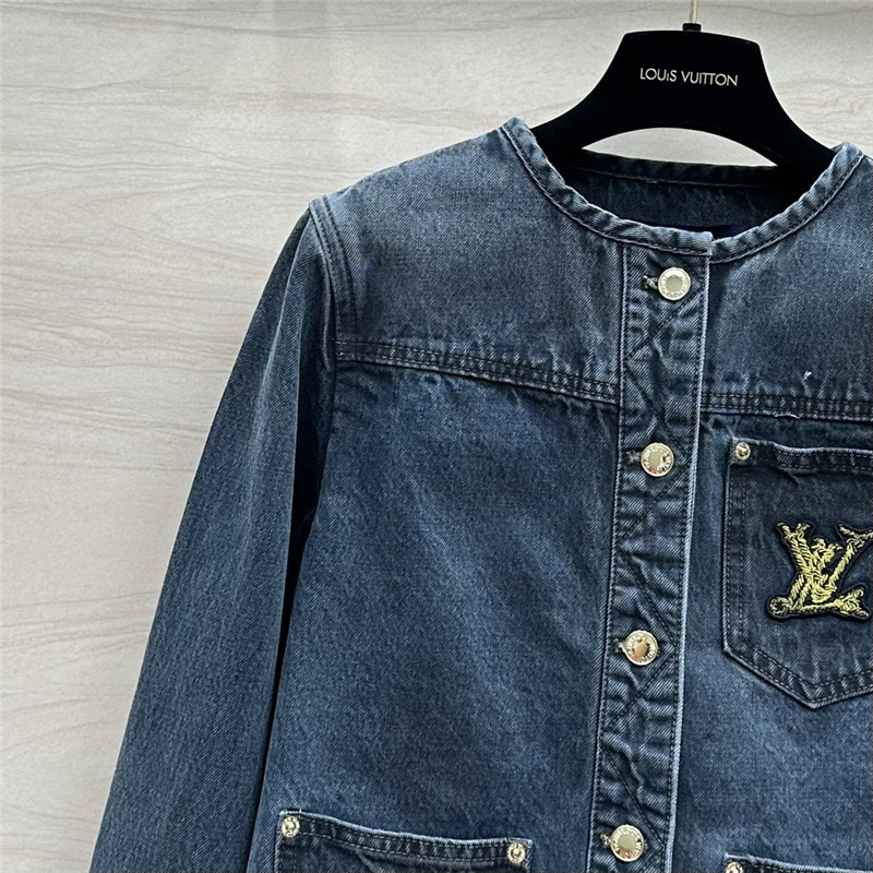 l0vis Vvtt0n lv nautical series denim jacket replica clothes
