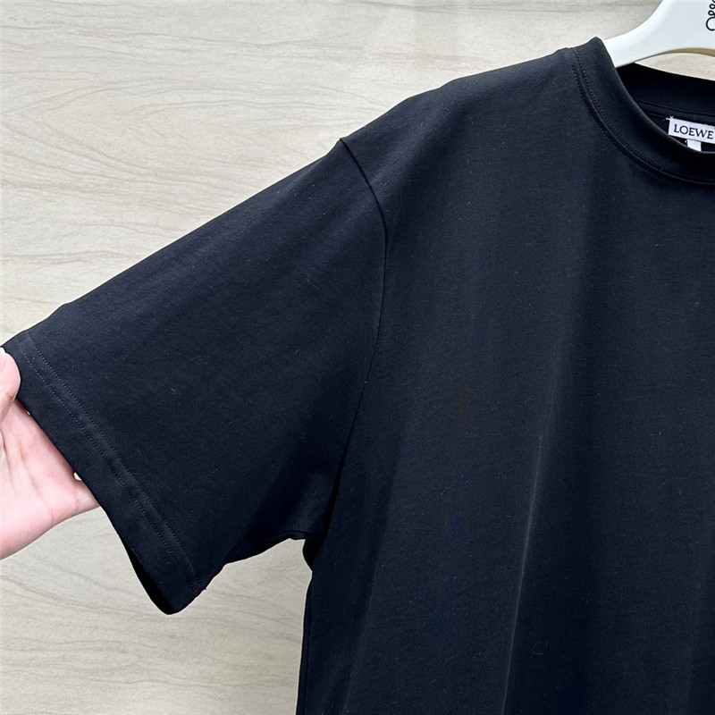 L0ew* toothbrush embroidered large logo t-shirt replica clothes