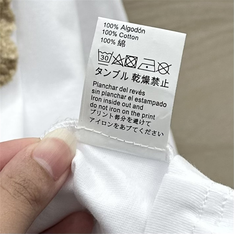 L0ew* toothbrush embroidered large logo t-shirt replica clothes