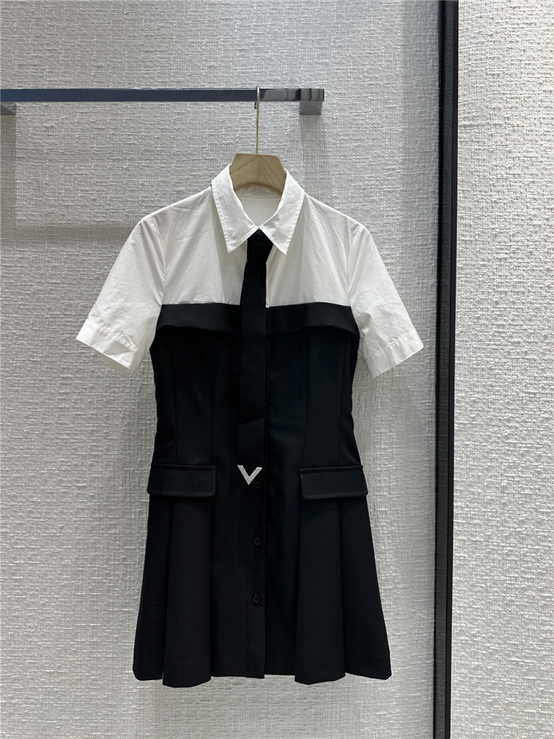 Va1e*ntin0 short sleeve dress replica d&g clothing