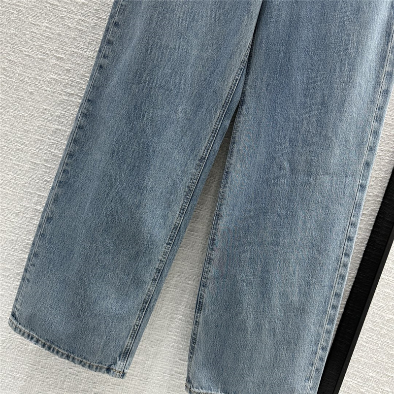 Ba1en*iaga straight wide leg jeans replica designer clothes