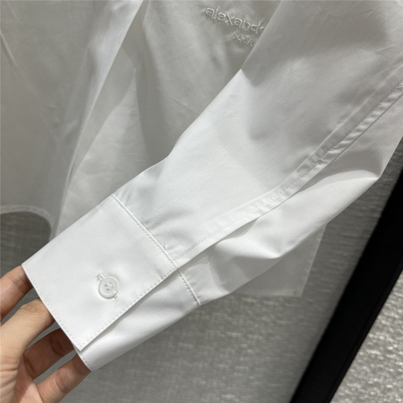 A1exa*der wang waist white shirt replica clothes