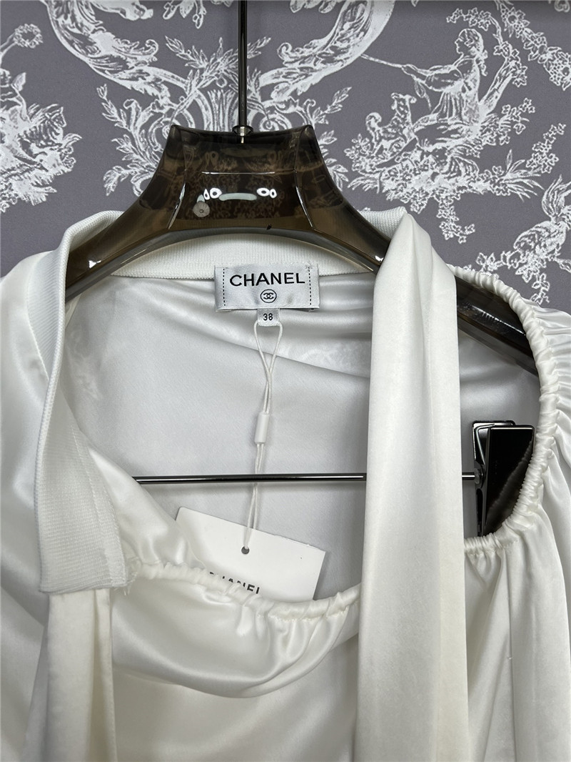 Ch**el single sleeve ribbon shirt cheap replica designer clothes