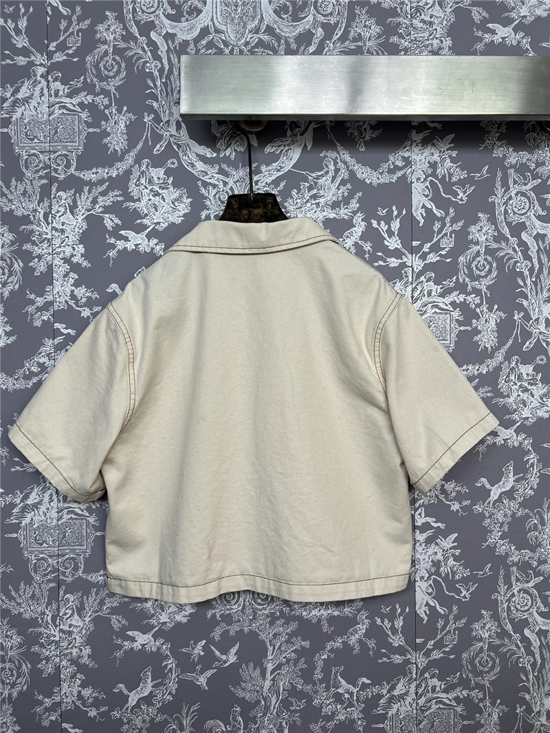 M1um1u short sleeve shirt shorts suit replica clothing sites