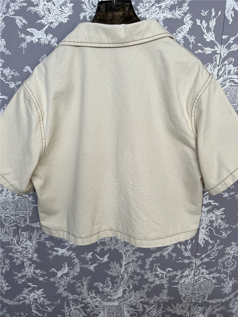 M1um1u short sleeve shirt shorts suit replica clothing sites