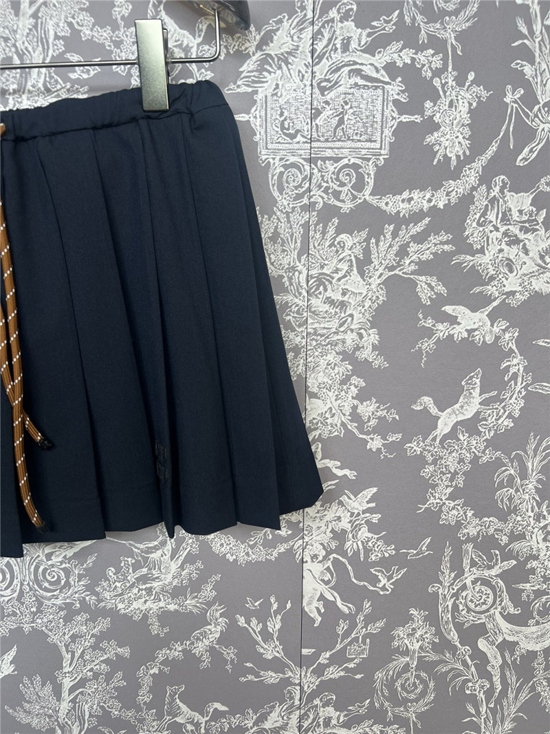 M1um1u new pleated drawstring skirt replicas clothes