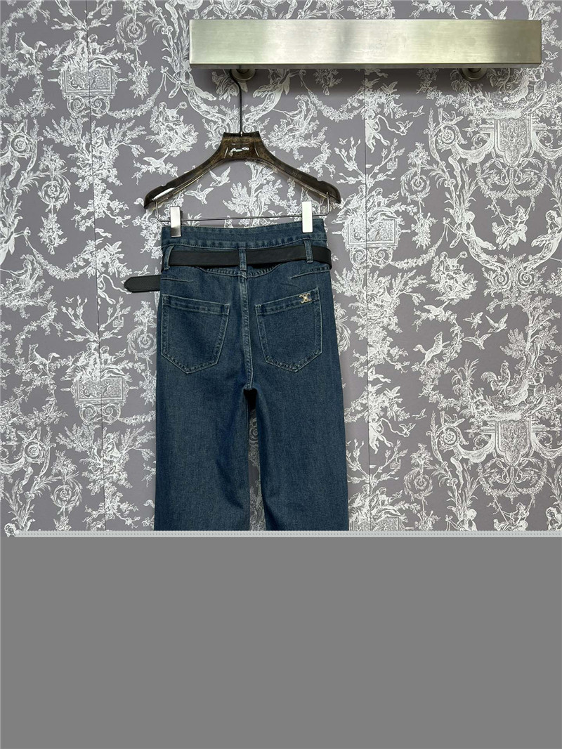 Ce1i*e high waist straight jeans replica clothes